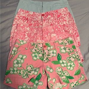 Lilly Pulitzer 4 pairs of shorts